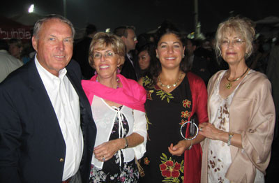 Dubai Day 2 - That evening we attended theDubai World Cup - The World's most prestigious race!Bob, Dixie, Kim and Judy 
