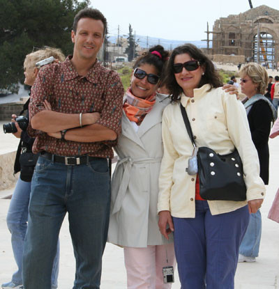 Jerash - John, Kim & Sigi 