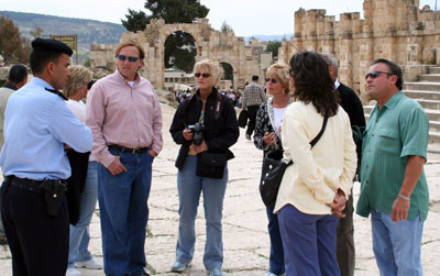 Jerash - We had an excellent guide who told usall about the history of Jerash. 
