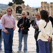 Jerash - We had an excellent guide who told usall about the history of Jerash. 
