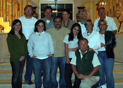 Royal Jaafar Stud - Aamman - The gang enjoying our last evening withMajdi, Princess Zein and their family. 
