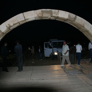 Bethany - The entrance to the baptism site of Jesus 