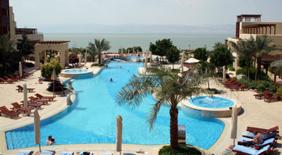Dead Sea - The pool over looking the Dead Sea 