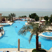 Dead Sea - The pool over looking the Dead Sea 
