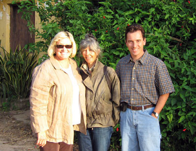 Carol Steepe, Lenita Perroy and Scott Baileyand the wonderful Haras Meia Lua 