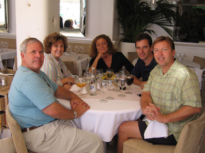 St. Tropez, France - Henry and Christie Metz, Marieta Salas,Scott Bailey, & David Cains 