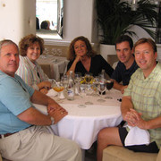 St. Tropez, France - Henry and Christie Metz, Marieta Salas,Scott Bailey, & David Cains 