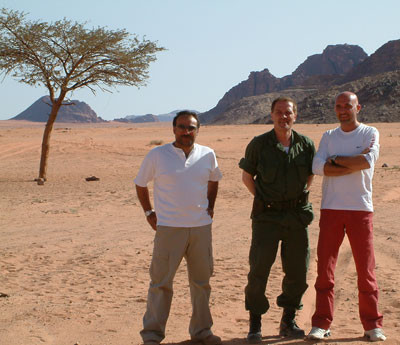 Jordan - Majdi Al Salah and friend & Gigi Grasso