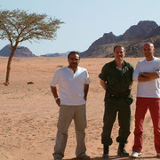 Jordan - Majdi Al Salah and friend & Gigi Grasso