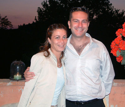 Simone Leo and his wife Francsca
