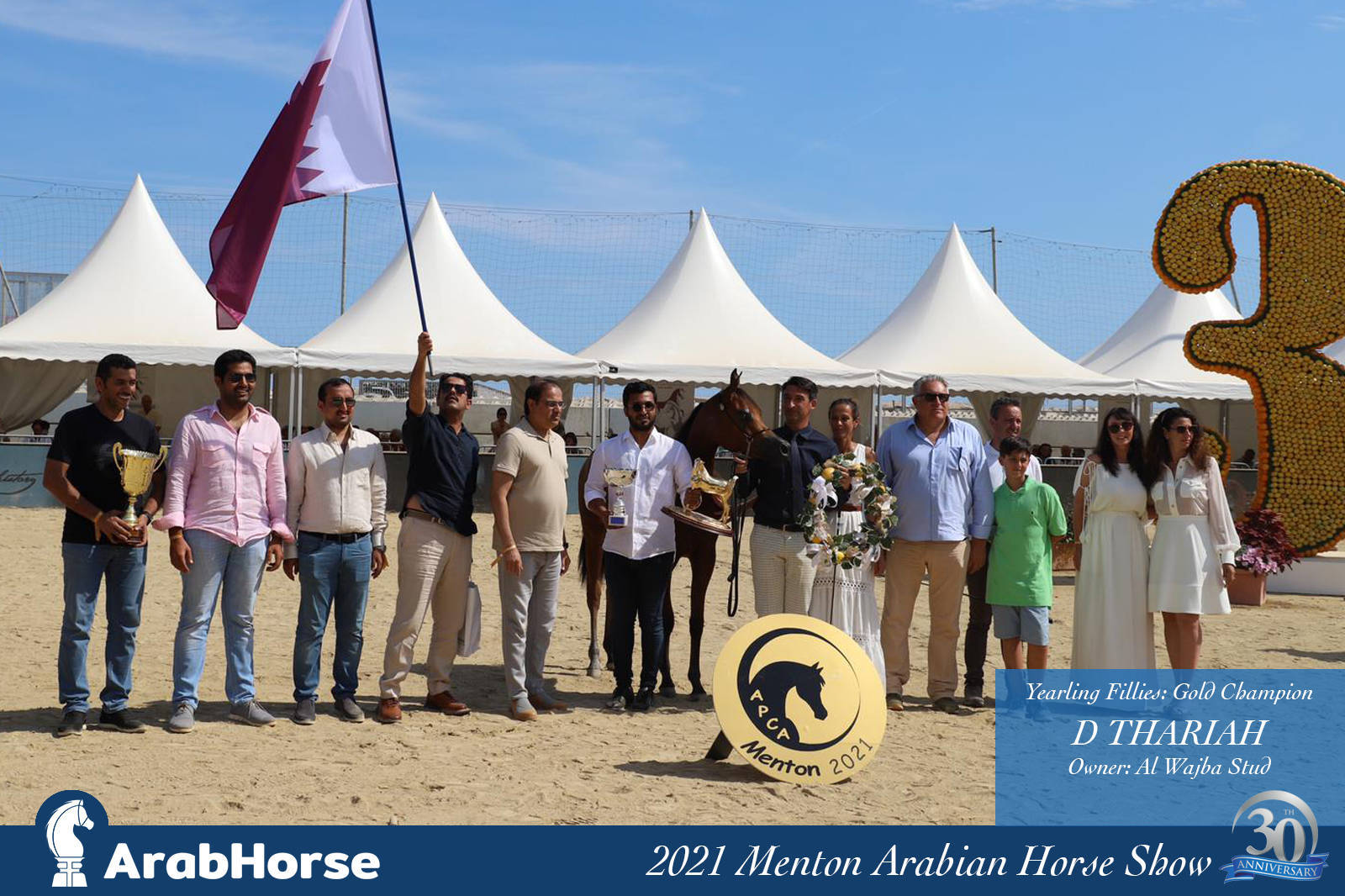 2021 Menton Arabian Horse Show Champions