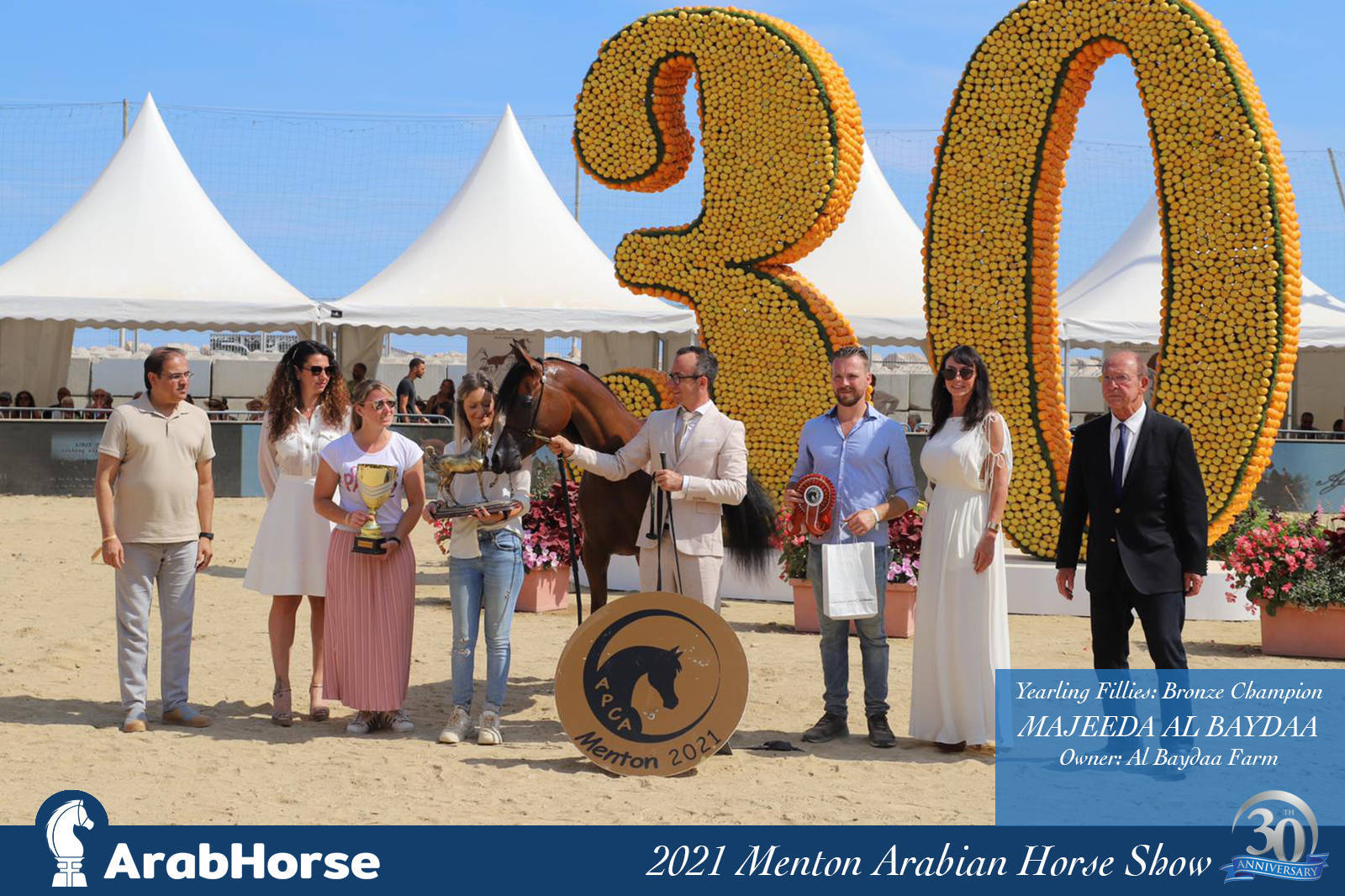 2021 Menton Arabian Horse Show Champions