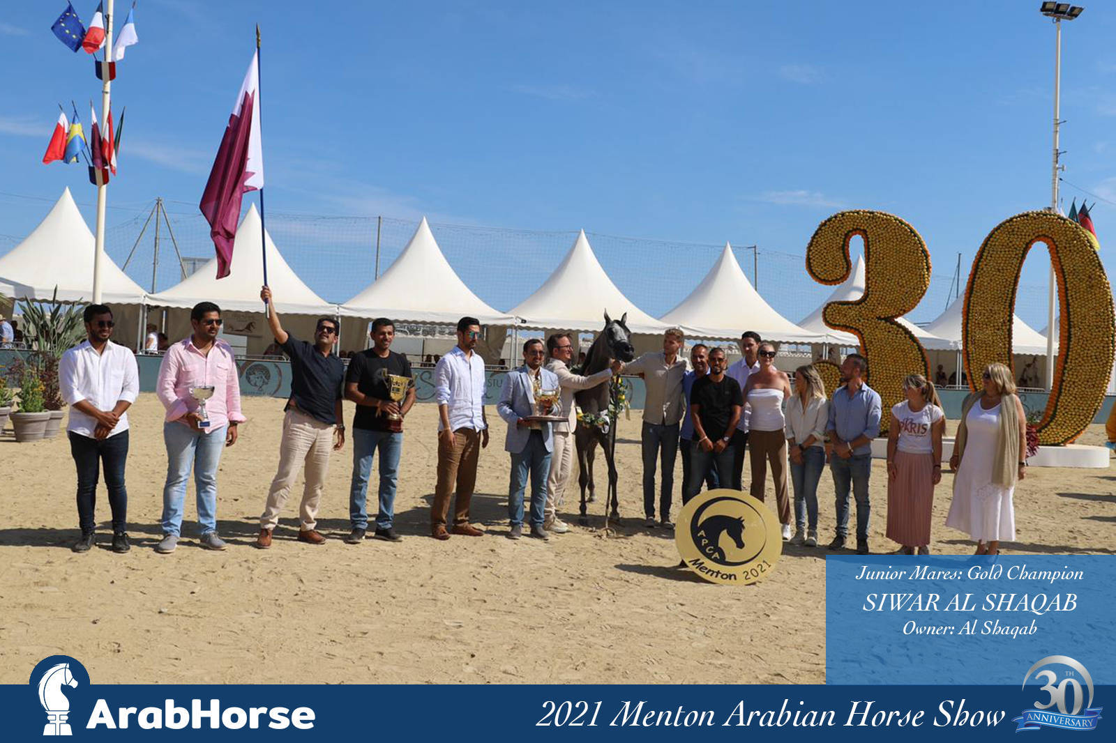 2021 Menton Arabian Horse Show Champions