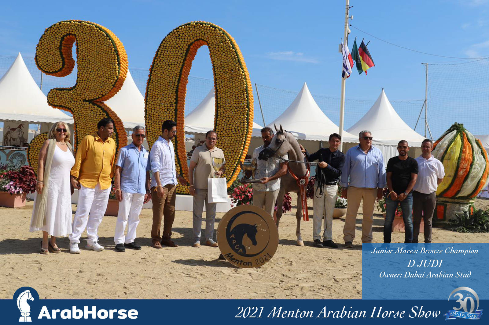 2021 Menton Arabian Horse Show Champions