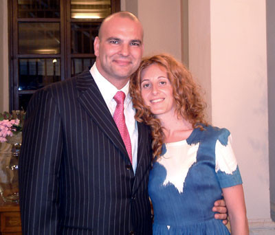 Jason and Marie Blom, from Spain