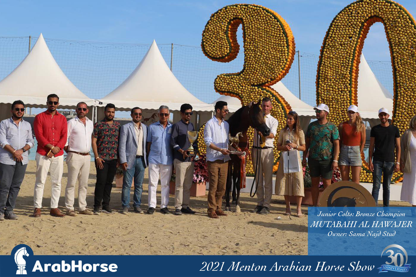 2021 Menton Arabian Horse Show Champions