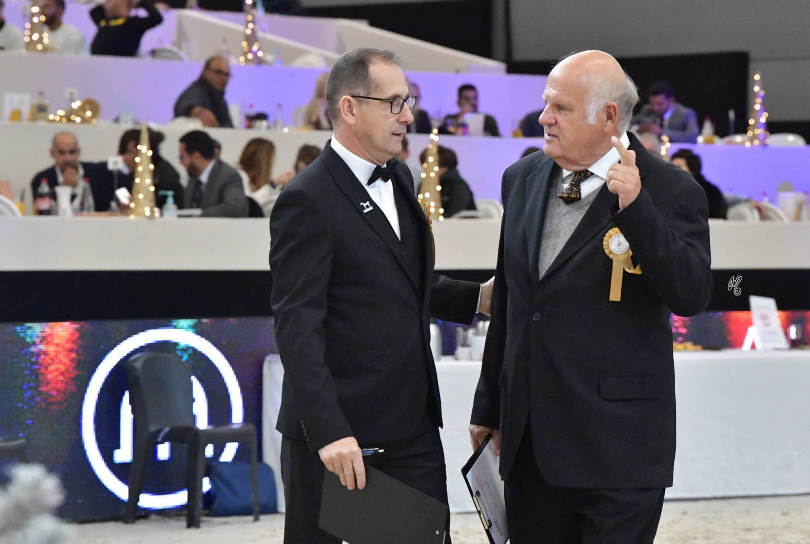 Judges Eric Gear (France) and Murillo Kammer (Brazil)