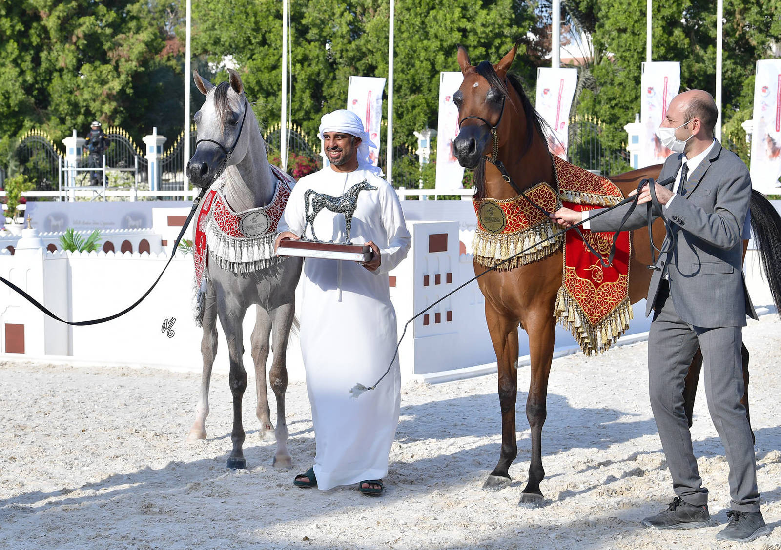 Junior Filly Champions: AJ Alula (AJ Marzan X Ayat Almuawd) and AJ Ghazalah (Shanghai EA X Ghadeer AM) 