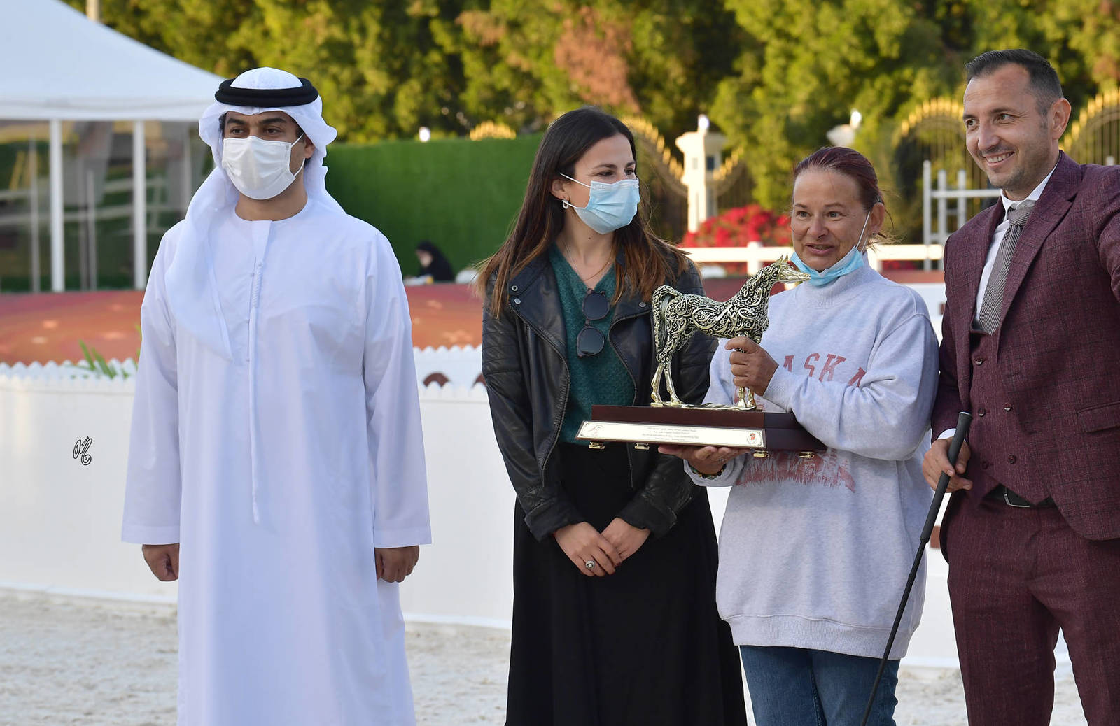 Yearling Filly Gold Champion: E.S. Sharjah (E.S. Sarab X E.S. Rasheeda) 