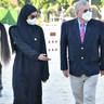 Mrs. Hamda Alkhajeh and Mr. Peter Pond (President of the World Arabian Horse Organization ~ WAHO)