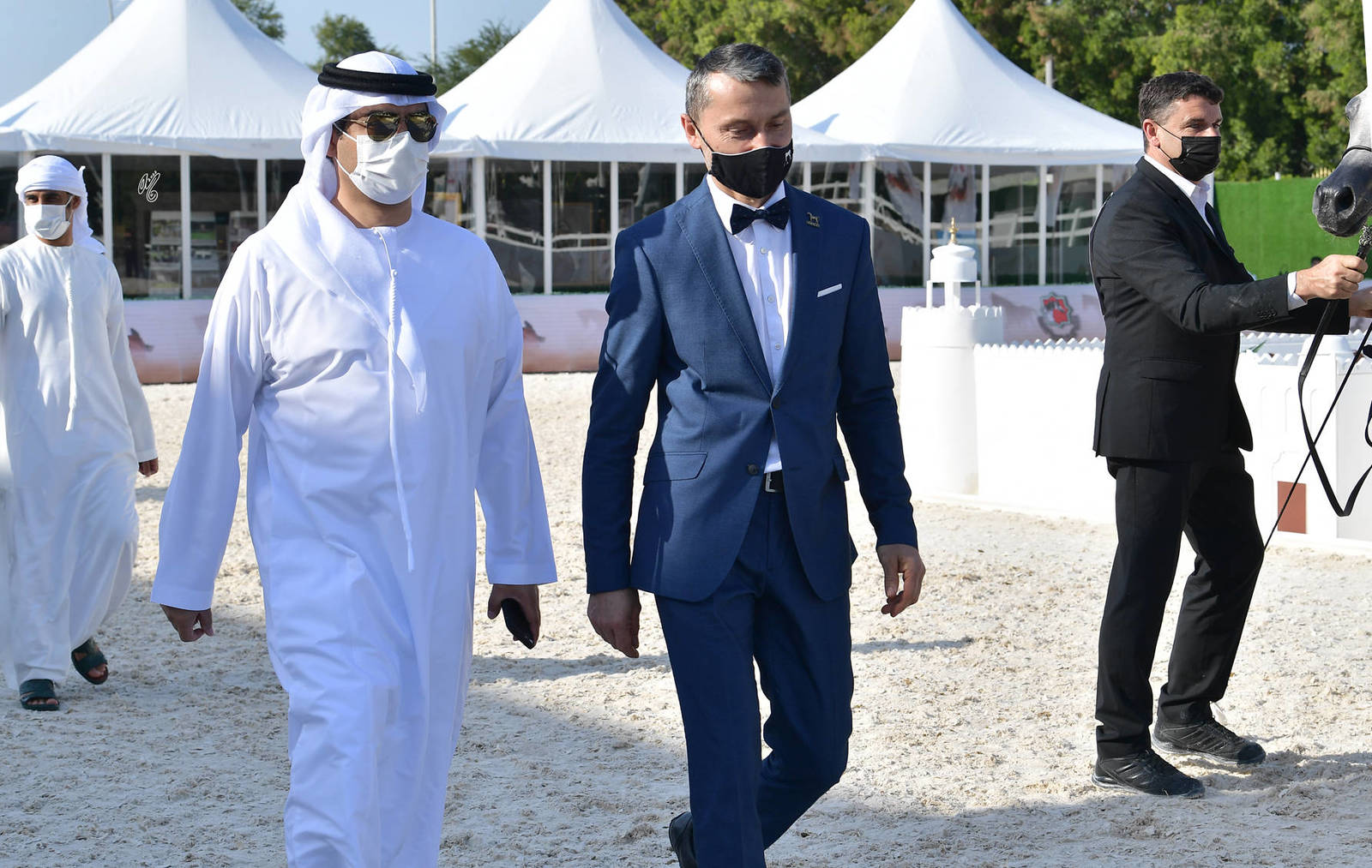 H.E. Mohammed Ahmed Alharbi and Mr. Jarolslav Lacina (President of the European Conference of Arab Horse Organizations ~ ECAHO)