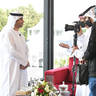 H.E. Mohammed Ahmed Alharbi, General Director of the Emirates Arabian Horse Society, being interviewed by International Media.