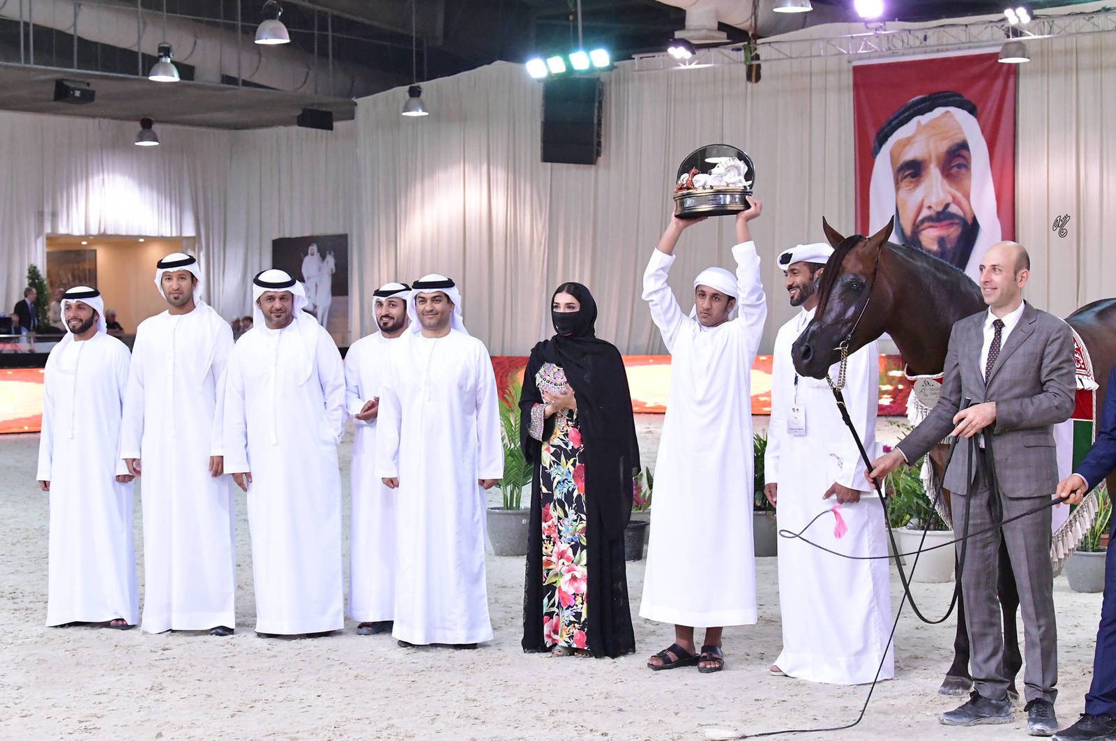Senior Stallion Silver Champion: YAS BHM (Kahil Al Shaqab X Caterina FM) 