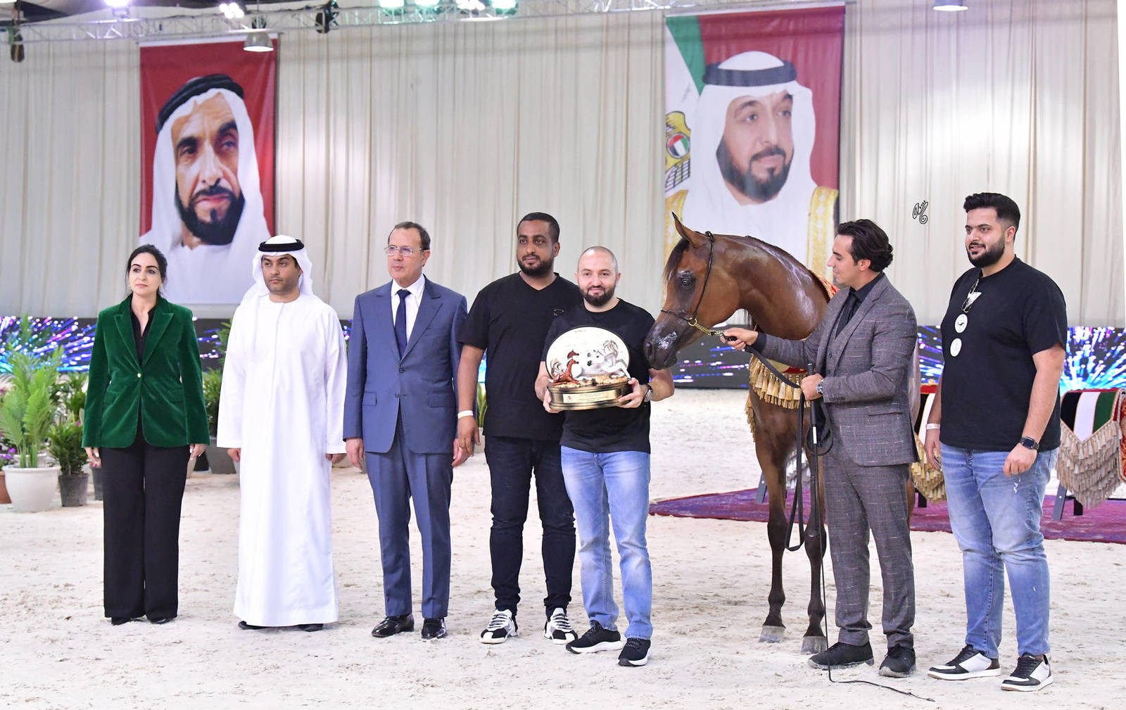 Junior Filly Gold Champion: Bahiya S B M (FA El Rasheem X Muranas Je Taime)