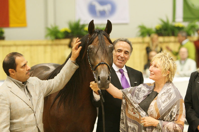 Marwan Al Shaqab - Marwan Al Shaqab
Sheikh Hamad, Micheal Byatt and Shirley Watts with Marwan Al Shaqab