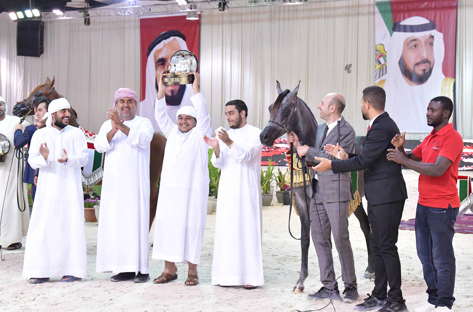 Gold Champion Yearling Colt: FD Rafale (D Maysoor X D Arta) 