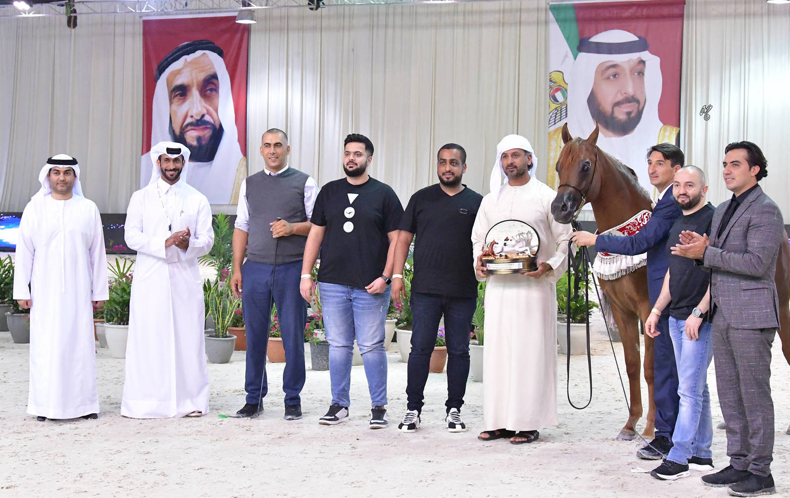 Yearling Colt Silver Champion: Badi Al E'zz (FA El Rasheem X AJ Badiya) 