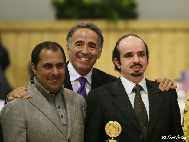 Good Friends - Sheikh Hamad of Al Shaqab Stud, Micheal Byatt and Mutlaq of Al Khalediah Stables