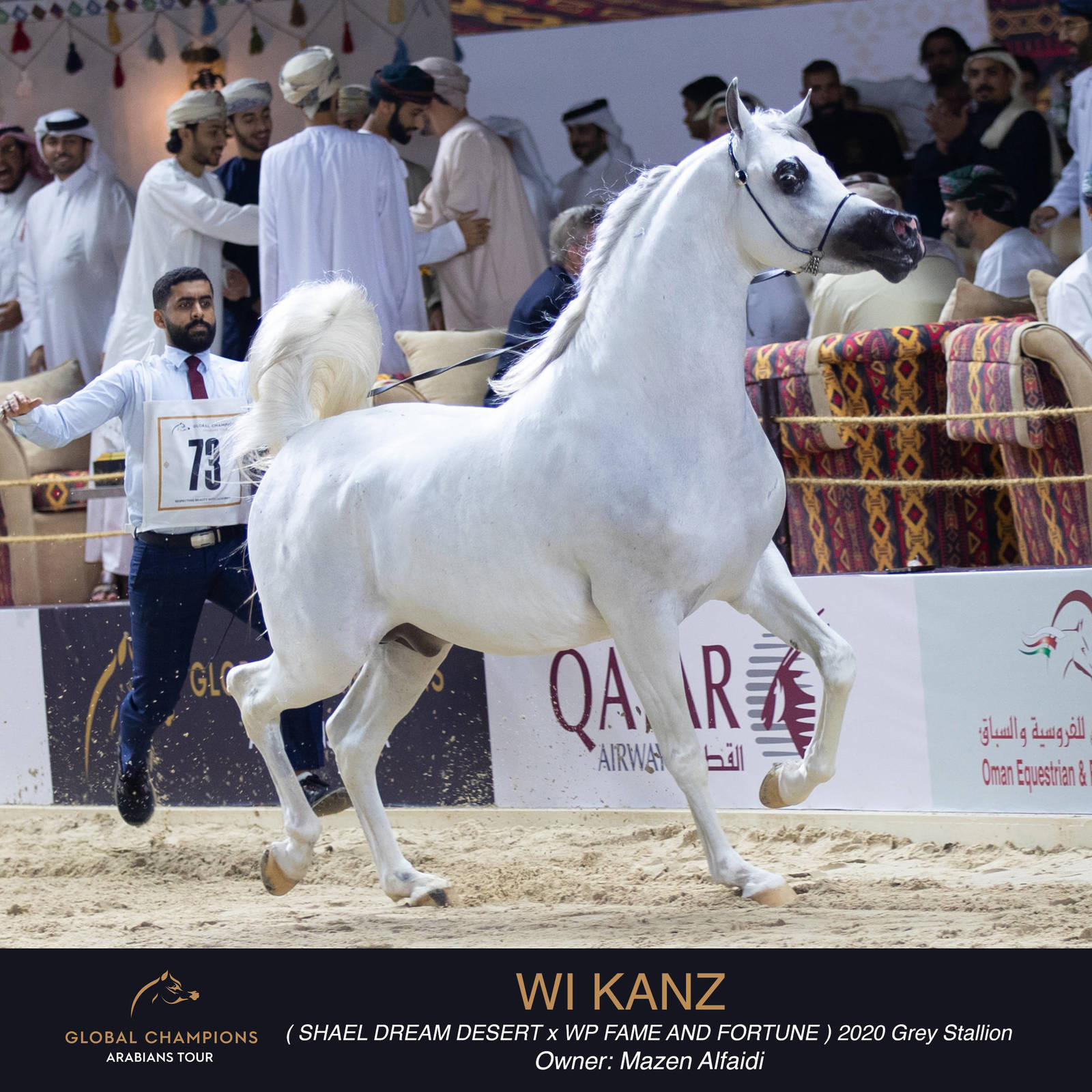 DAY TWO OF THE MUSCAT STAGE OF THE GLOBAL CHAMPIONS ARABIANS TOUR