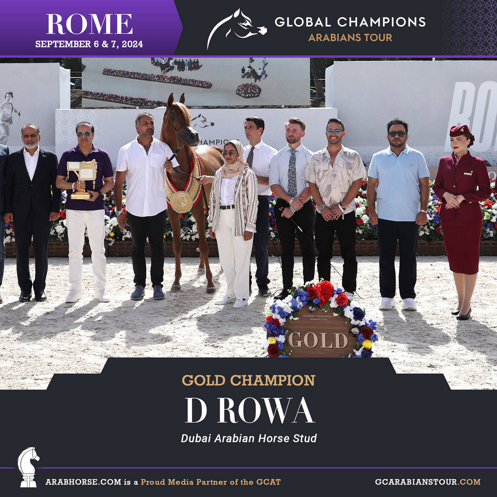 Congratulations to all the Champions Rome GCAT !