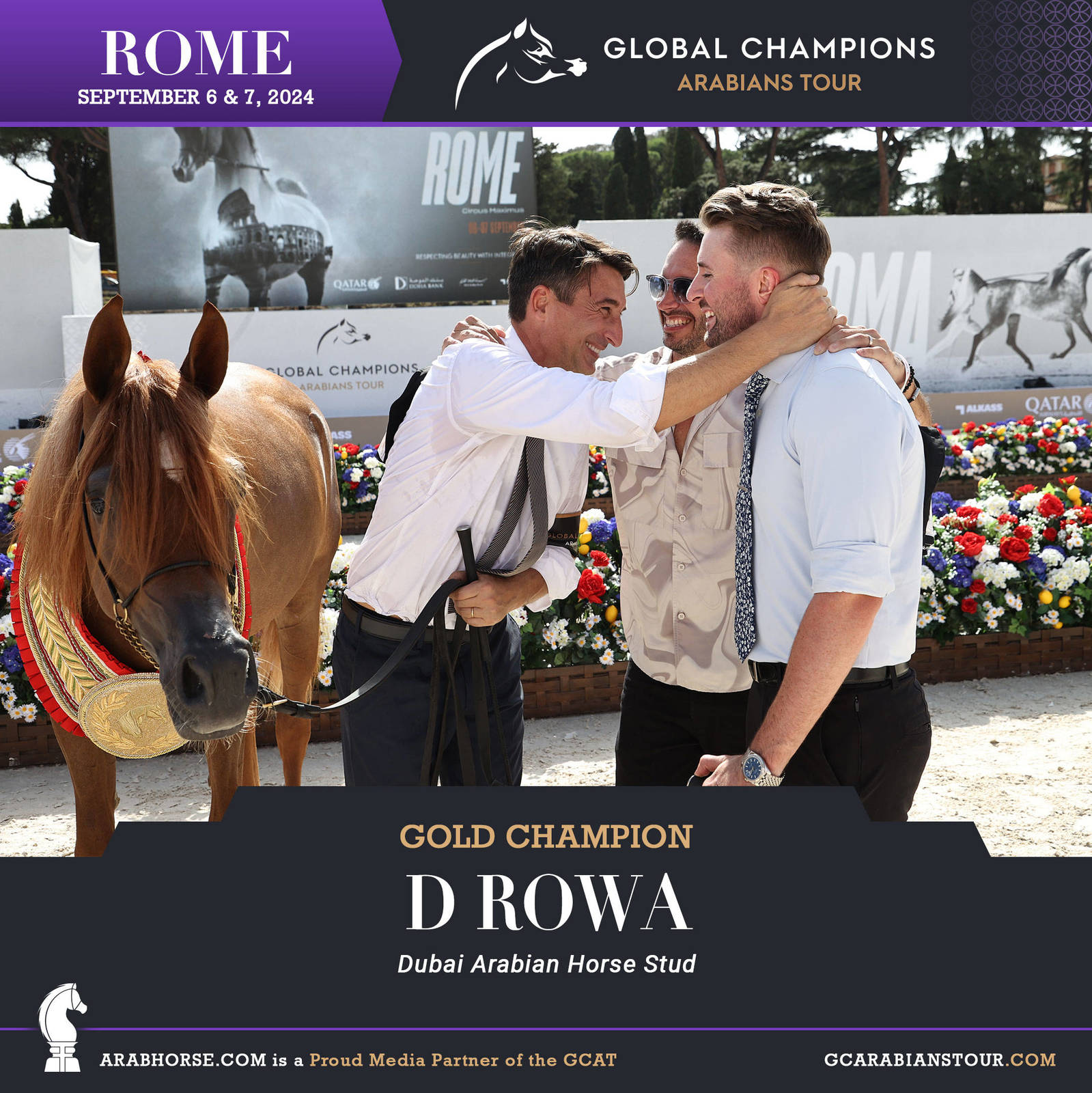 Congratulations to all the Champions Rome GCAT !