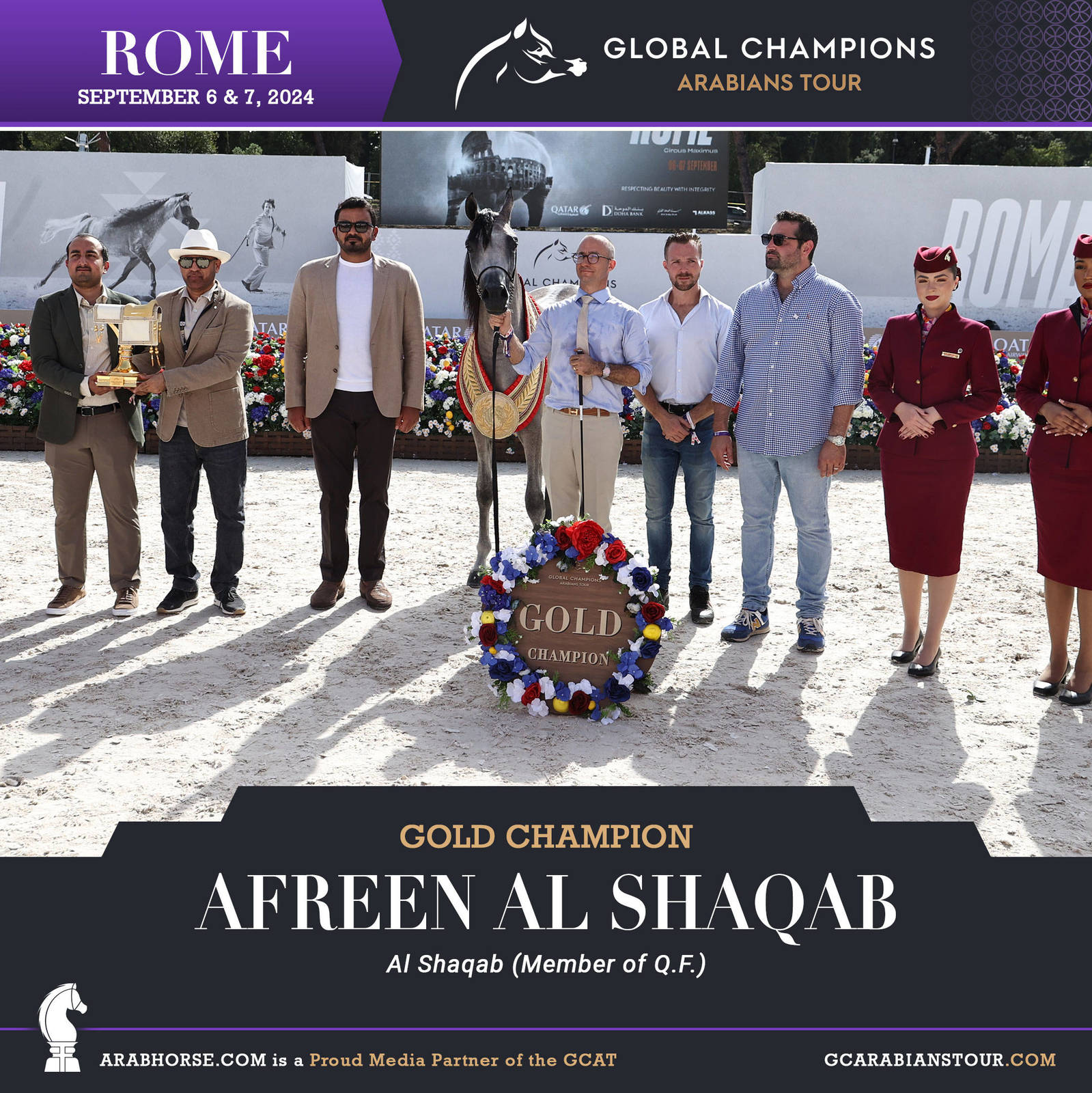 Congratulations to all the Champions Rome GCAT !