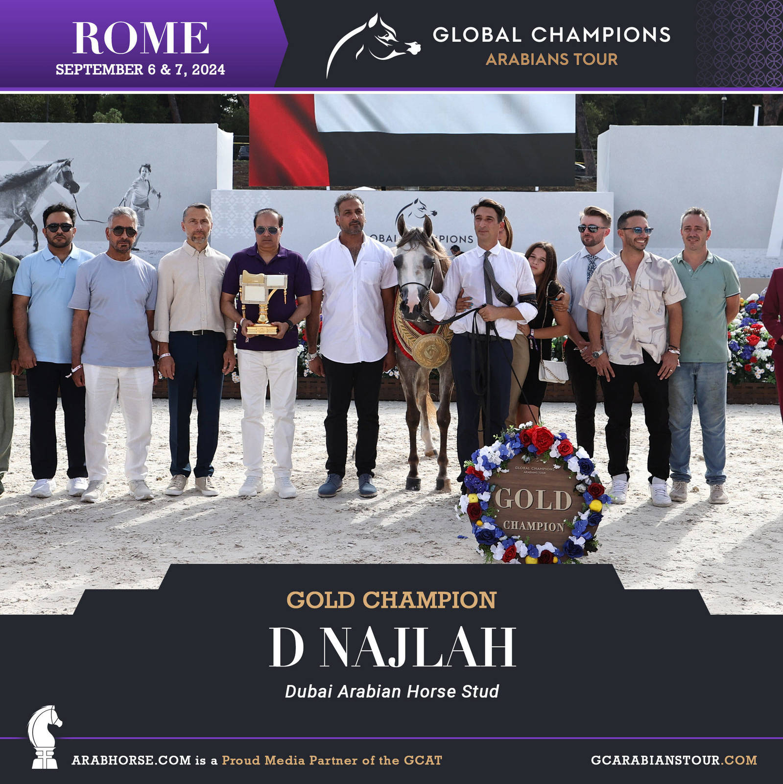 Congratulations to all the Champions Rome GCAT !