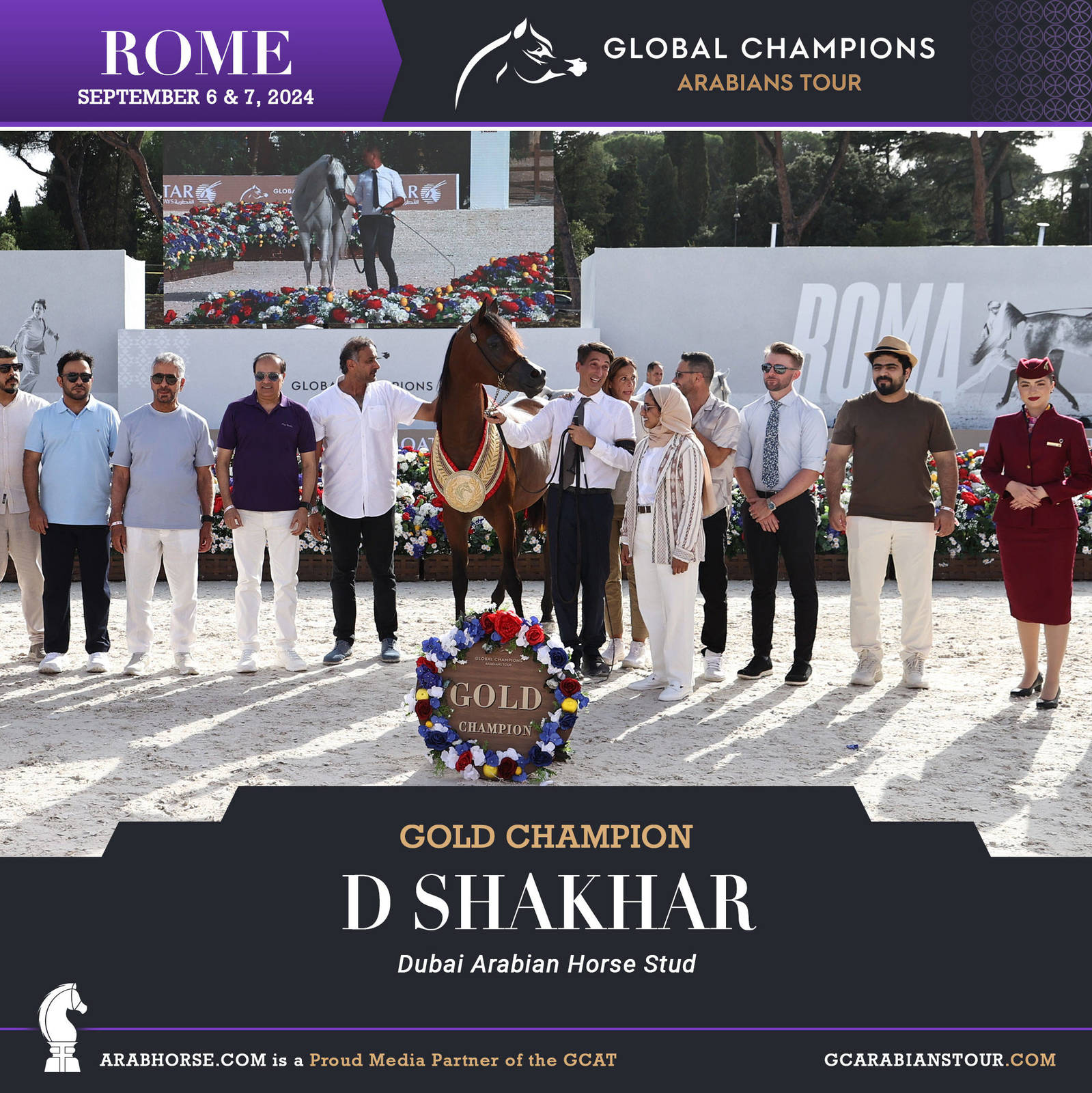 Congratulations to all the Champions Rome GCAT !