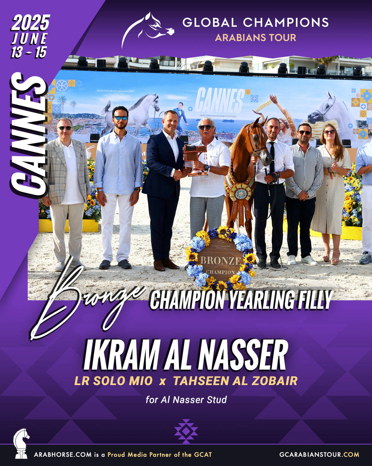 BRONZE Yearling Fillies Champion - GCAT Cannes 2025