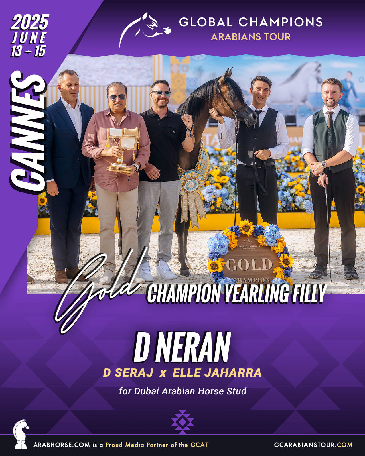 GOLD Yearling Fillies Champion - GCAT Cannes 2025