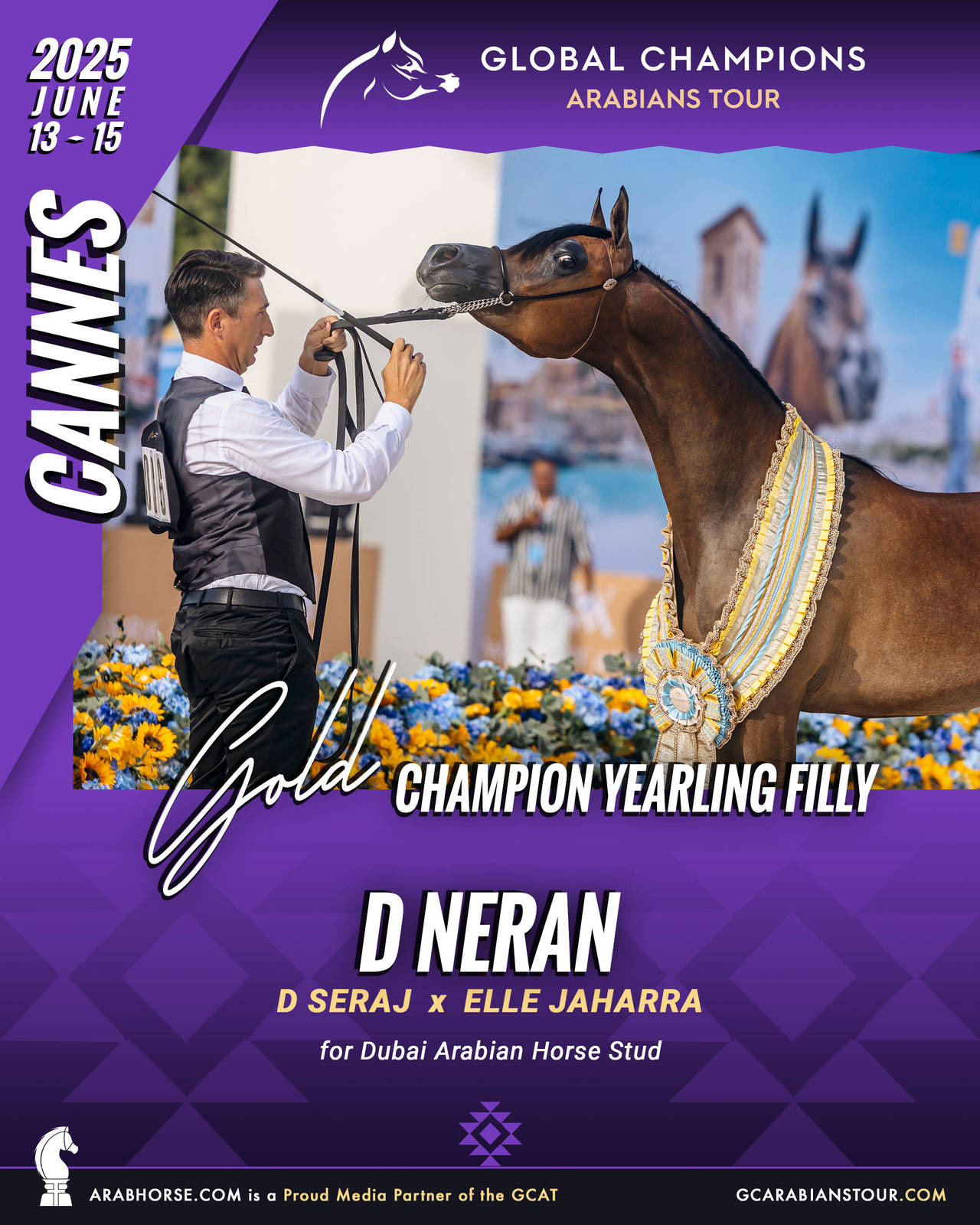 GOLD Yearling Fillies Champion - GCAT Cannes 2025