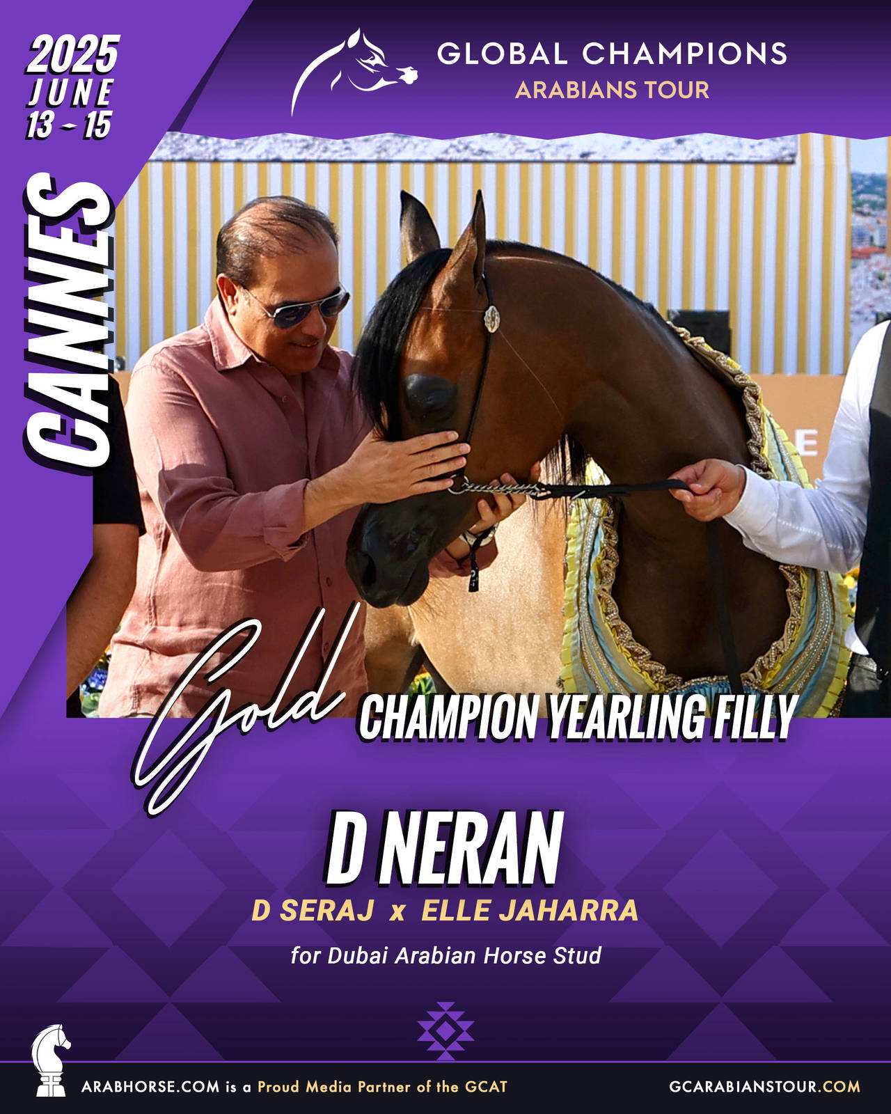 GOLD Yearling Fillies Champion - GCAT Cannes 2025