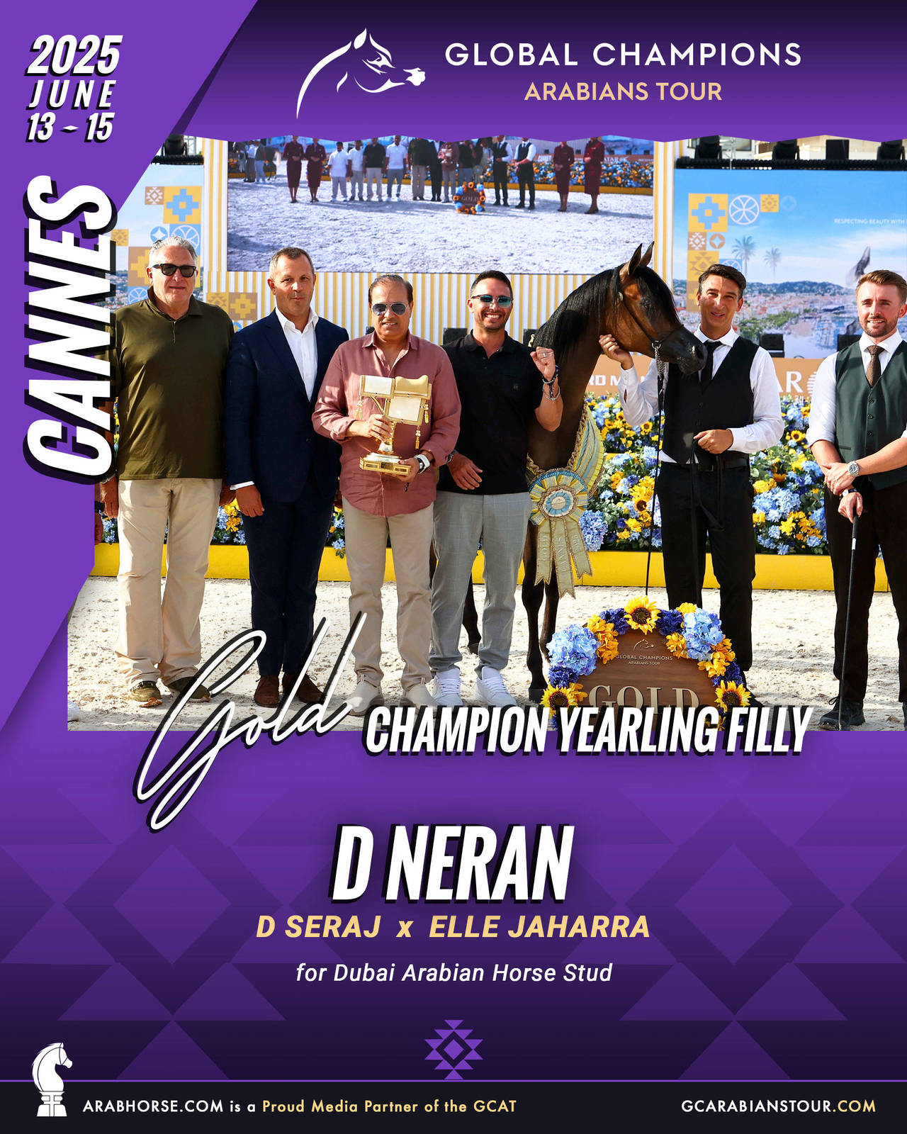 GOLD Yearling Fillies Champion - GCAT Cannes 2025