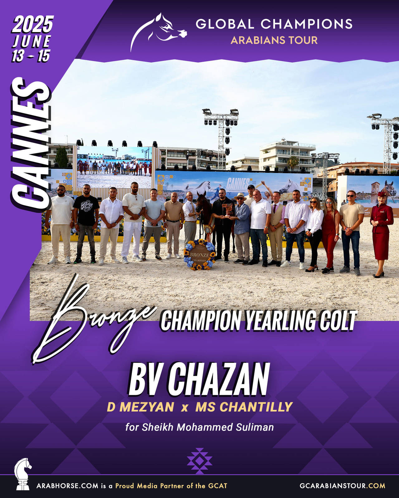 BRONZE Yearling Colts Champion - GCAT Cannes 2025