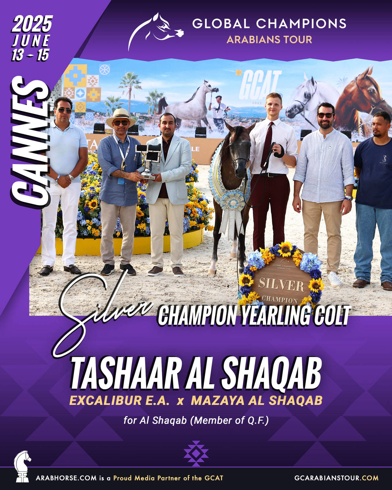 SILVER Yearling Colts Champion - GCAT Cannes 2025