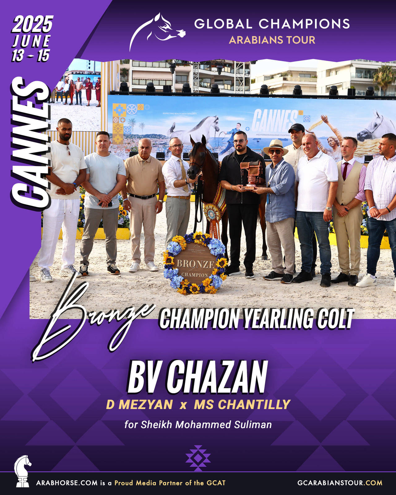 BRONZE Yearling Colts Champion - GCAT Cannes 2025