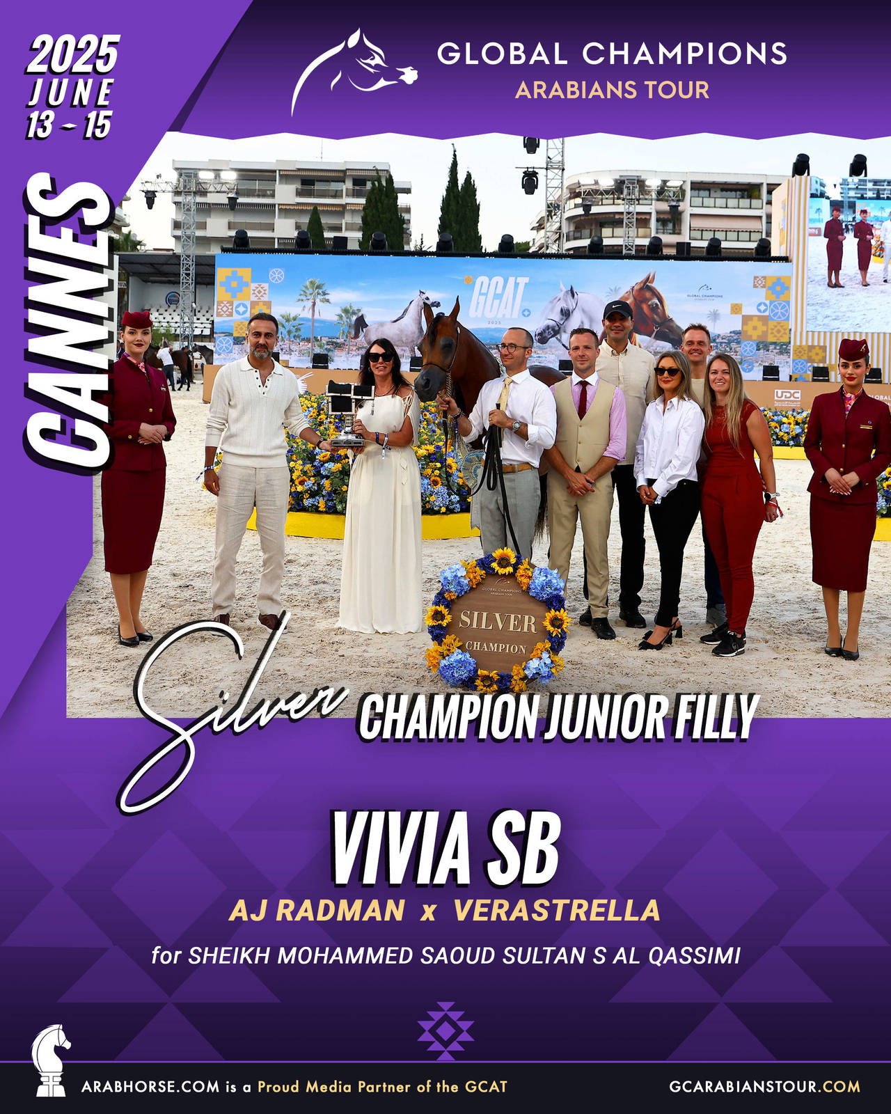 SILVER Junior Fillies Champion - GCAT Cannes 2025