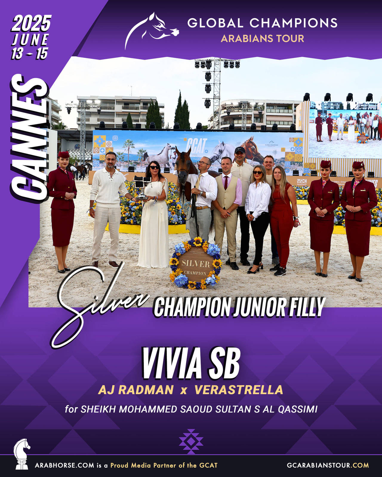 SILVER Junior Fillies Champion - GCAT Cannes 2025