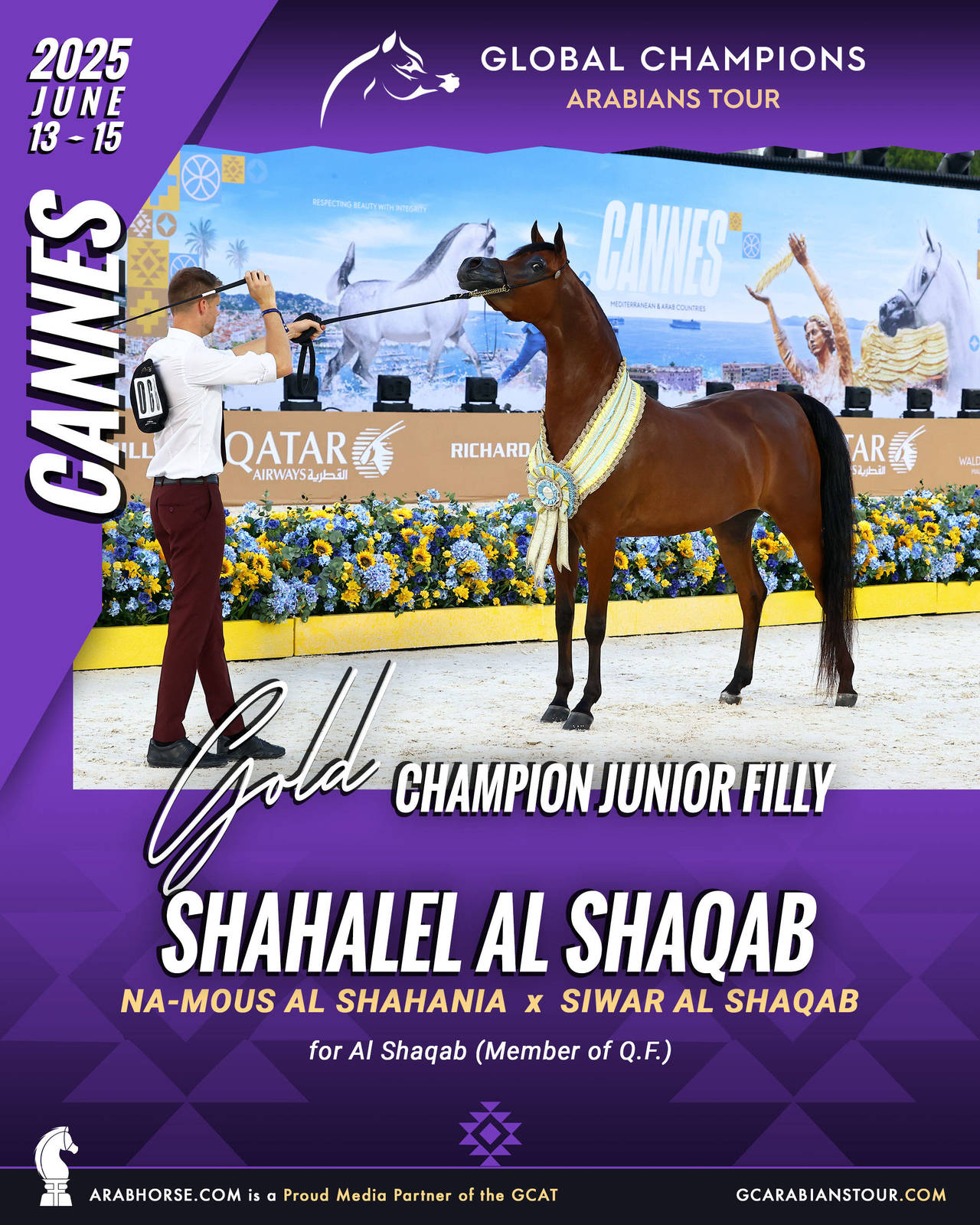 GOLD Junior Fillies Champion - GCAT Cannes 2025