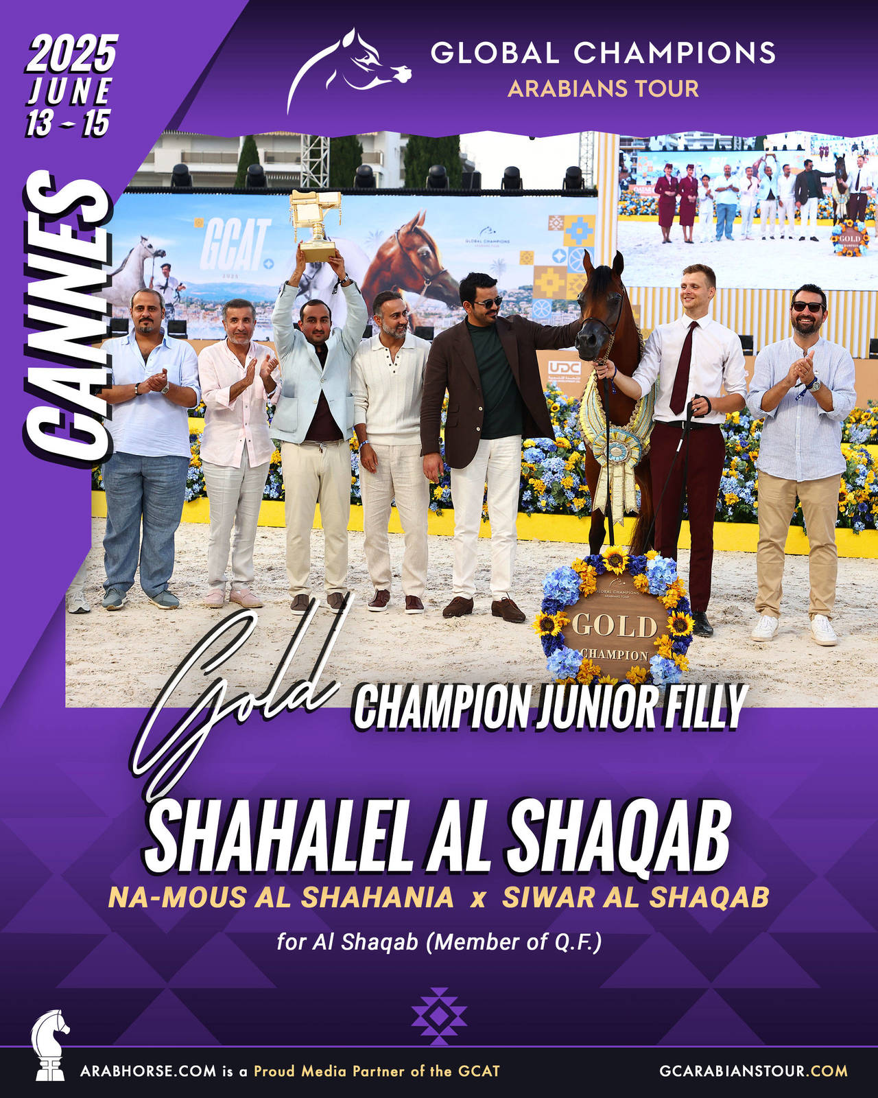 GOLD Junior Fillies Champion - GCAT Cannes 2025